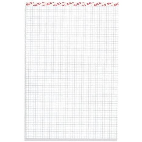 Elco, Heft + Block, Notizblock (A6, Kariert, Kein Einband)