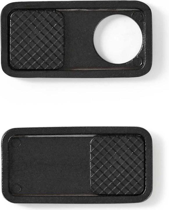 Nedis Webcam Abdeckung Benutzt für: Notebook Kunststoff Kleber auf der Rückseite 3 Stück Schwarz