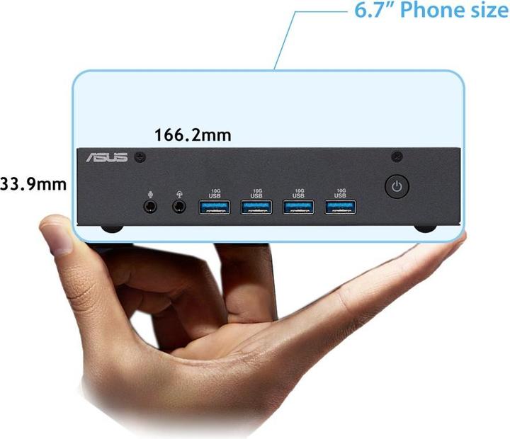 Produktbild ASUS PC PN43-BBN97MDS Intel N97 Black (Intel N97)