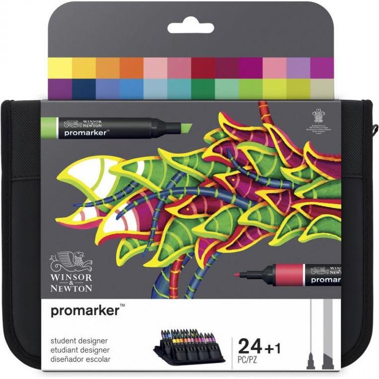 Winsor & Newton, Marker, Promarker (Schwarz, 24 x)