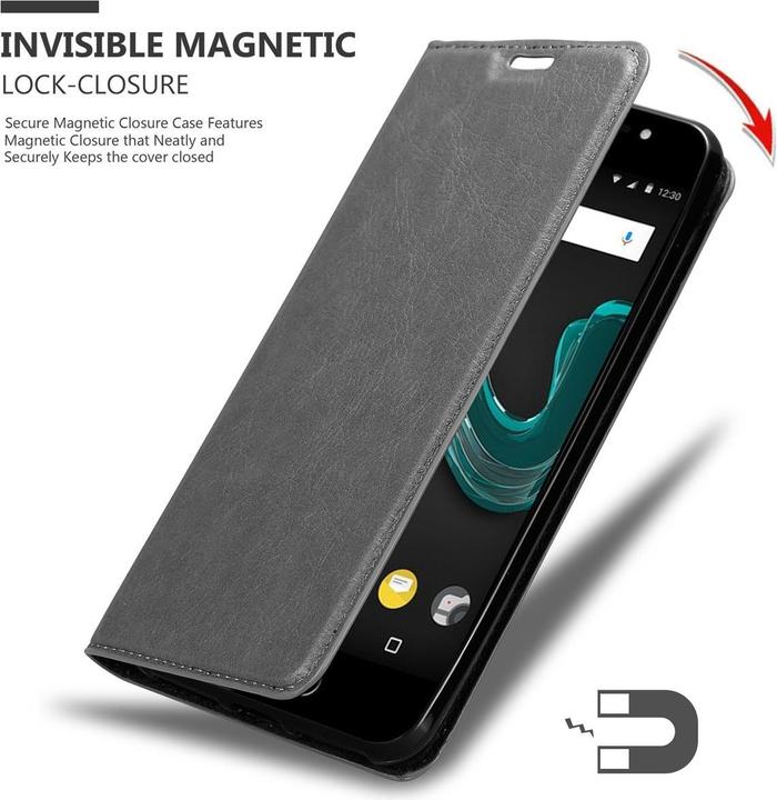 Image du produit Cadorabo Book Invis. Étui magnétique (Wiko WIM)