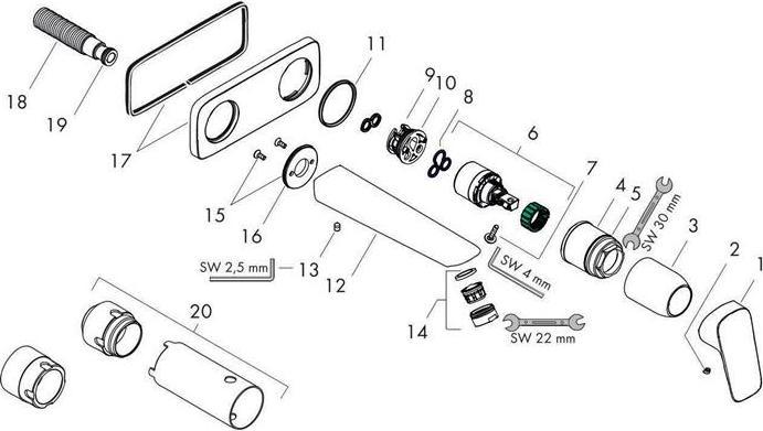 Produktbild hansgrohe Logis Chrom