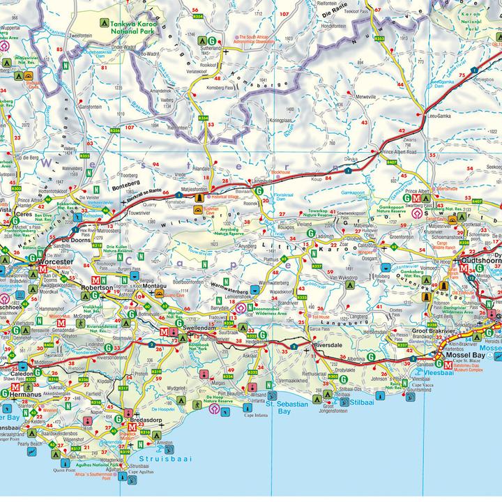 Immagine prodotto Sudafrica, carta stradale, 1:1.500.000, freytag & berndt