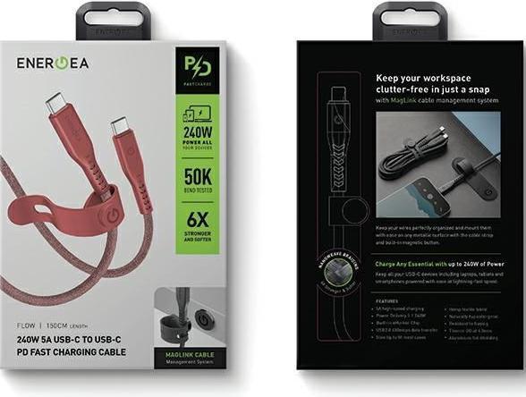 Produktbild Energea Kabel USB-C auf USB-C (1.50 m, USB 3.2 Gen 1, 240 W)