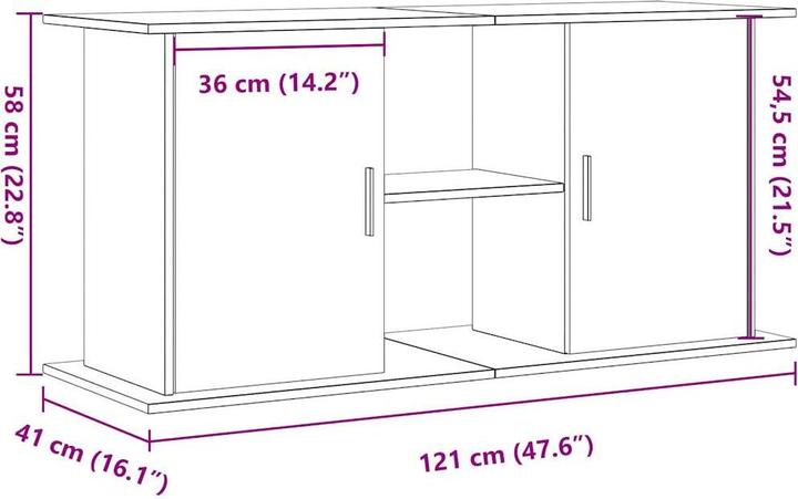 Produktbild vidaXL Aquariumständer