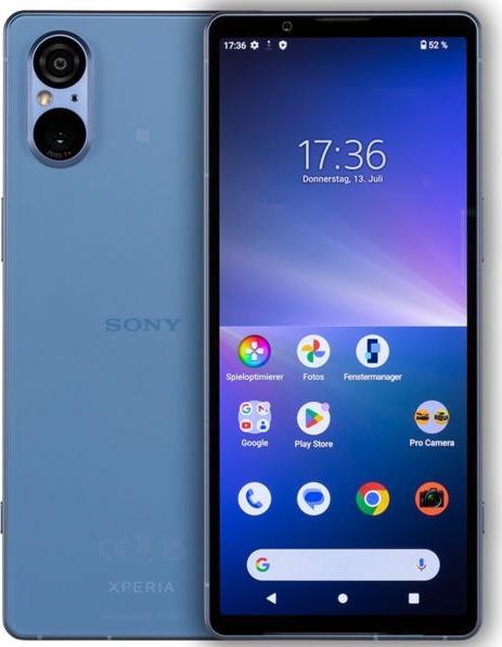 Produktbild Sony Xperia 5 V (128 GB, Blue, 6.10", SIM + eSIM, 48 Mpx, 5G)
