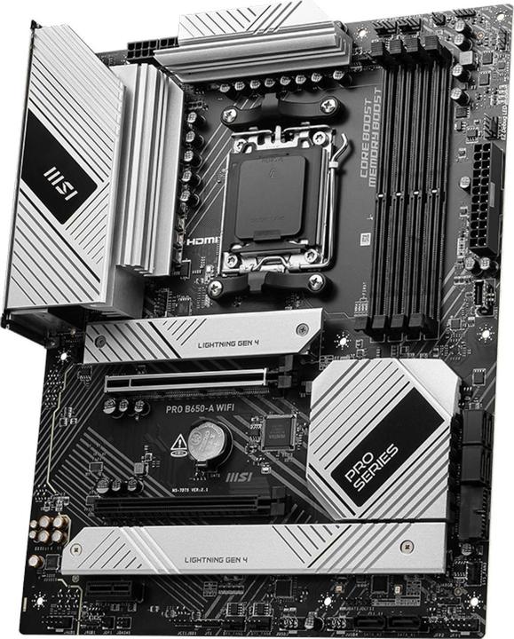Actual product image MSI PRO B650-A WIFI (AM5, AMD B650, ATX)