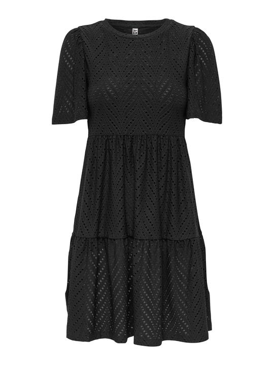 Produktbild JdY Broderie Anglaise Kleid mit kurzen Ärmeln Kleid (S)