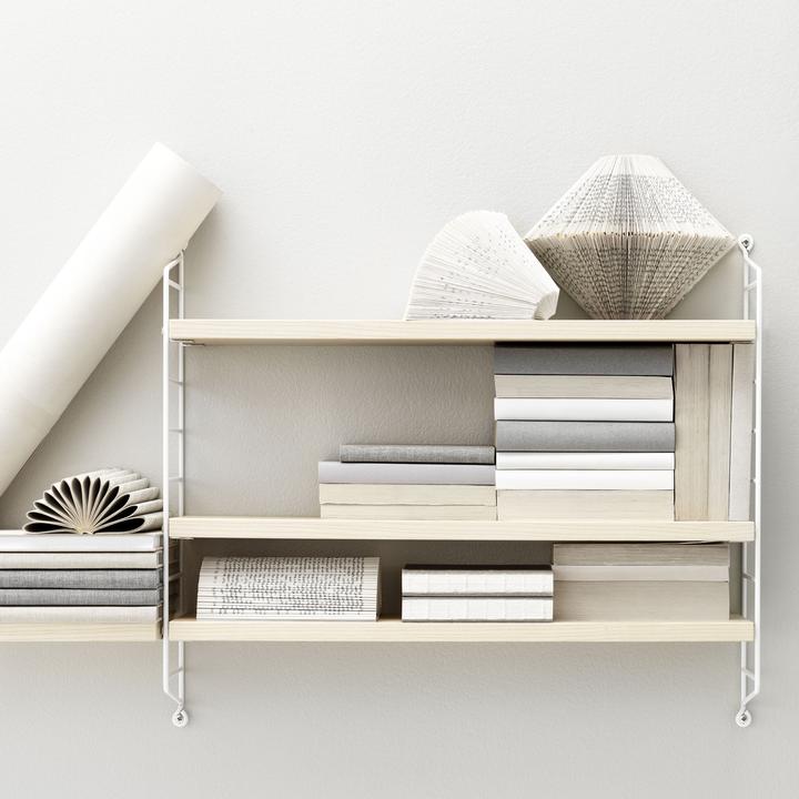 Actual product image String Pocket wall shelf (60 x 15 x 50 cm)