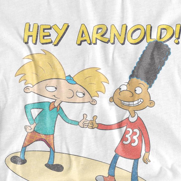Immagine prodotto Hey Arnold! Maglietta Arnold e Gerald Adulto Unisex (XXL)