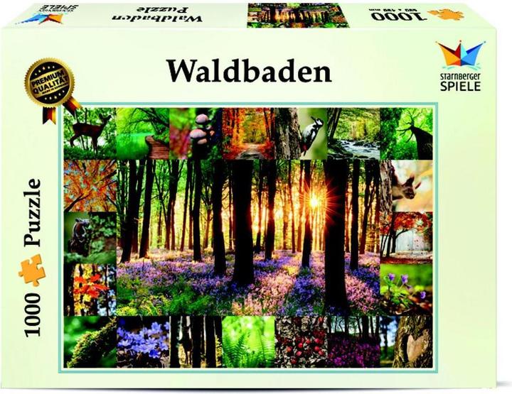 Produktbild Starnberger Spiele Puzzle Waldbaden (1000 Teile) (1000 Teile)