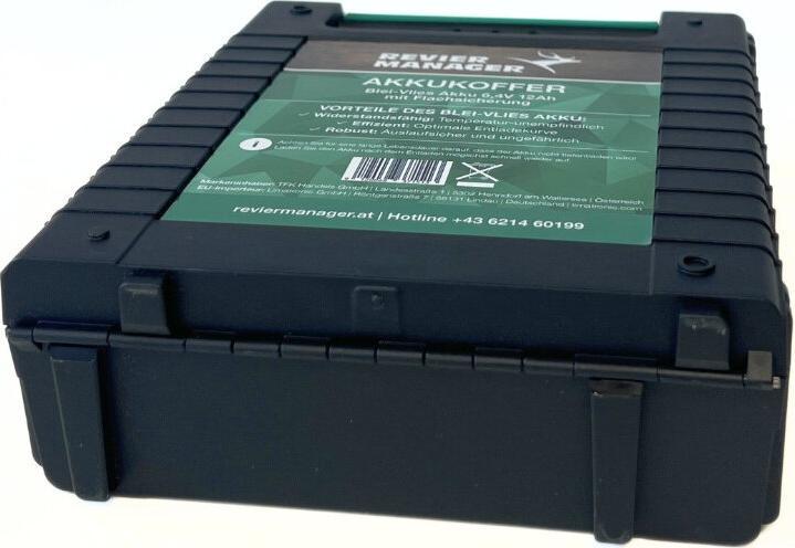 Reviermanager Outdoor-Akkukoffer 6V 12Ah