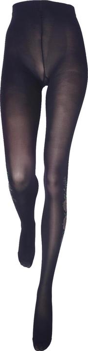 Image du produit Levee Fashion Floral Collant, couleur 399 noir, taille 48-50 (60 DEN, 48 - 50)
