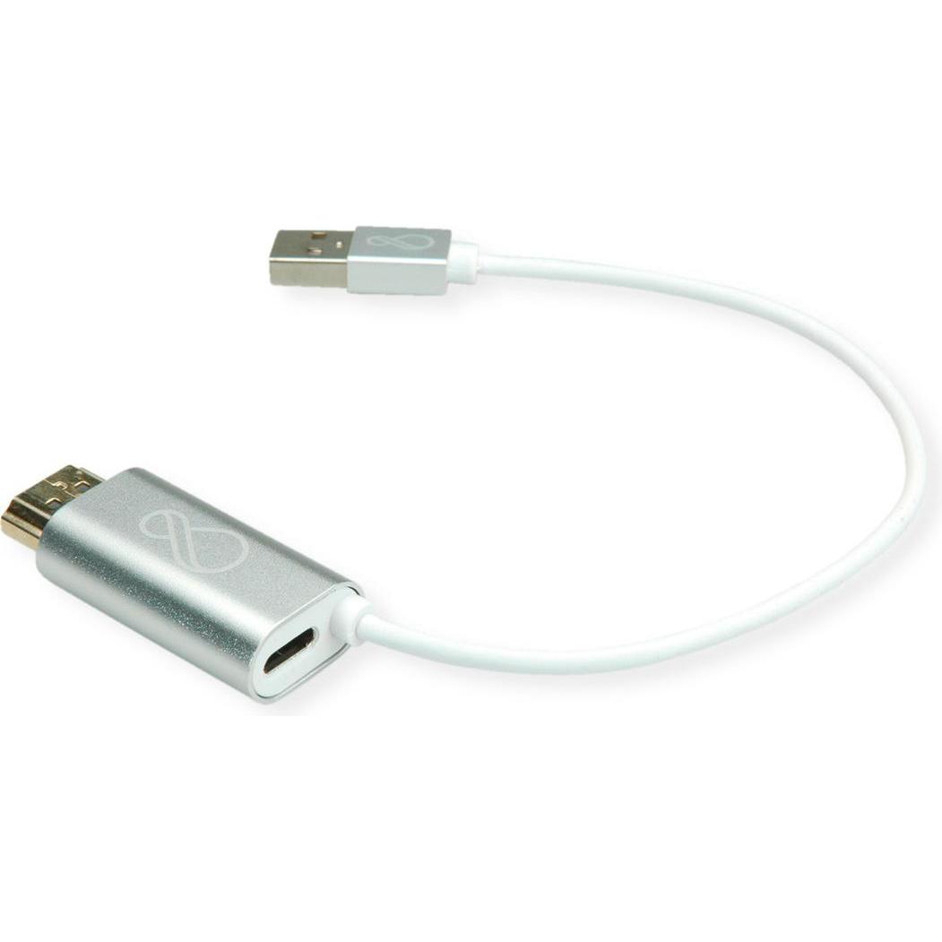 Thumbnail - Bachmann Ochno Adapter HDMI zu USB-C und USB-A - Adapter - Digital/Daten (USB Typ-C, USB-A, 25 cm), Data + Video Adapter...