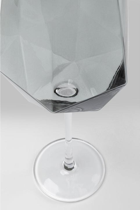 Actual product image Kare Design Wine Glass Diamond Smoke (66 cl, 1 Glass, Wine glasses set)