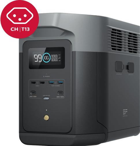 Immagine prodotto EcoFlow Delta 2 Max Swiss (2048 Wh, 23 kg)