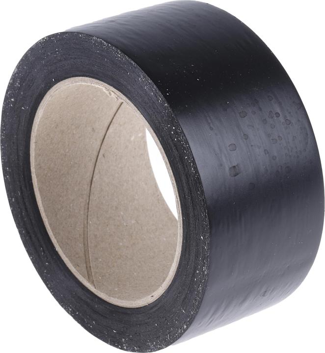 Produktbild RS PRO Markierungsband Schwarz Typ Bodenmarkierungsband, 50mm x 33m (50 mm)