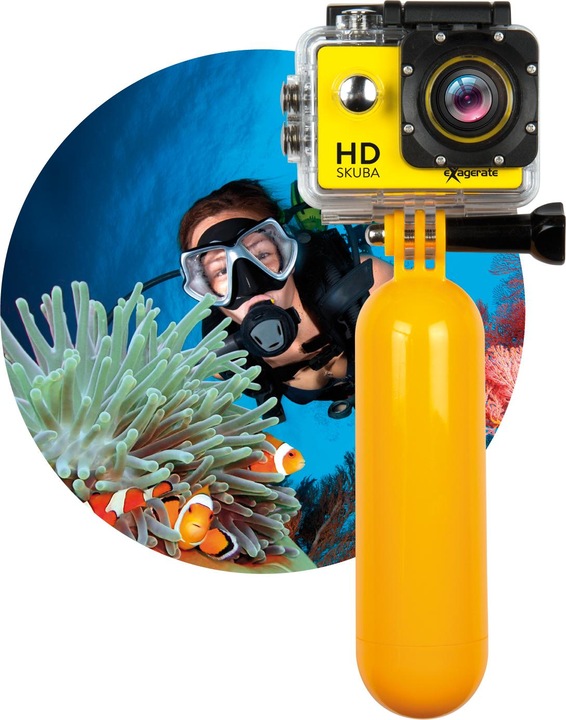 Immagine prodotto Hamlet Exagerate Skuba Action Cam action camera HD con schermo LCD da 2 pollici con custodia imperme