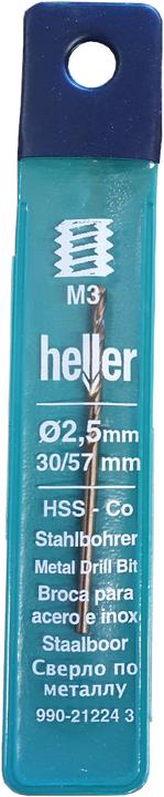 Actual product image Heller HSS Metal Twist Drill 2.5 mm (2.5 mm)