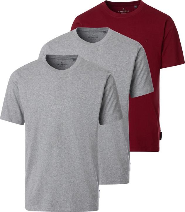 Produktbild Casamoda 3er Pack Basic T-Shirt (3XL)