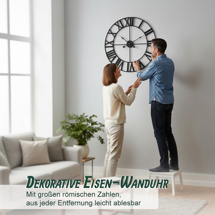 Actual product image Relaxdays wall clock (60 cm)