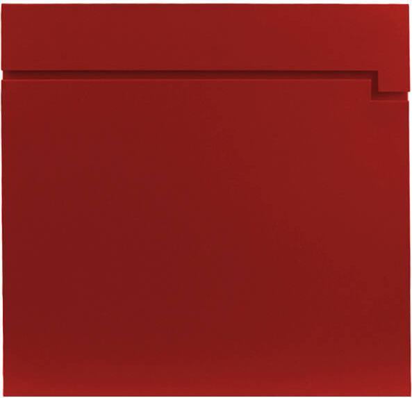 Produktbild SafePost 810 Design-Briefkasten rot RAL3002 matt