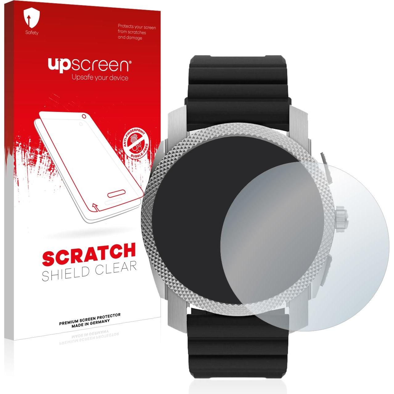 upscreen Scratch Shield Displayschutz, Smartwatch Schutzfolie, Transparent