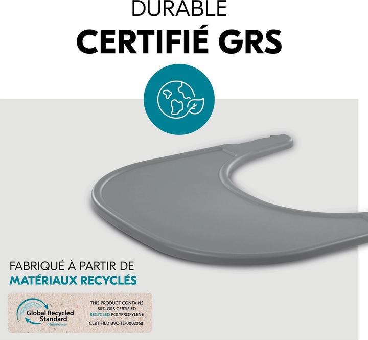 Produktbild Hauck Alpha Click Tray Grey