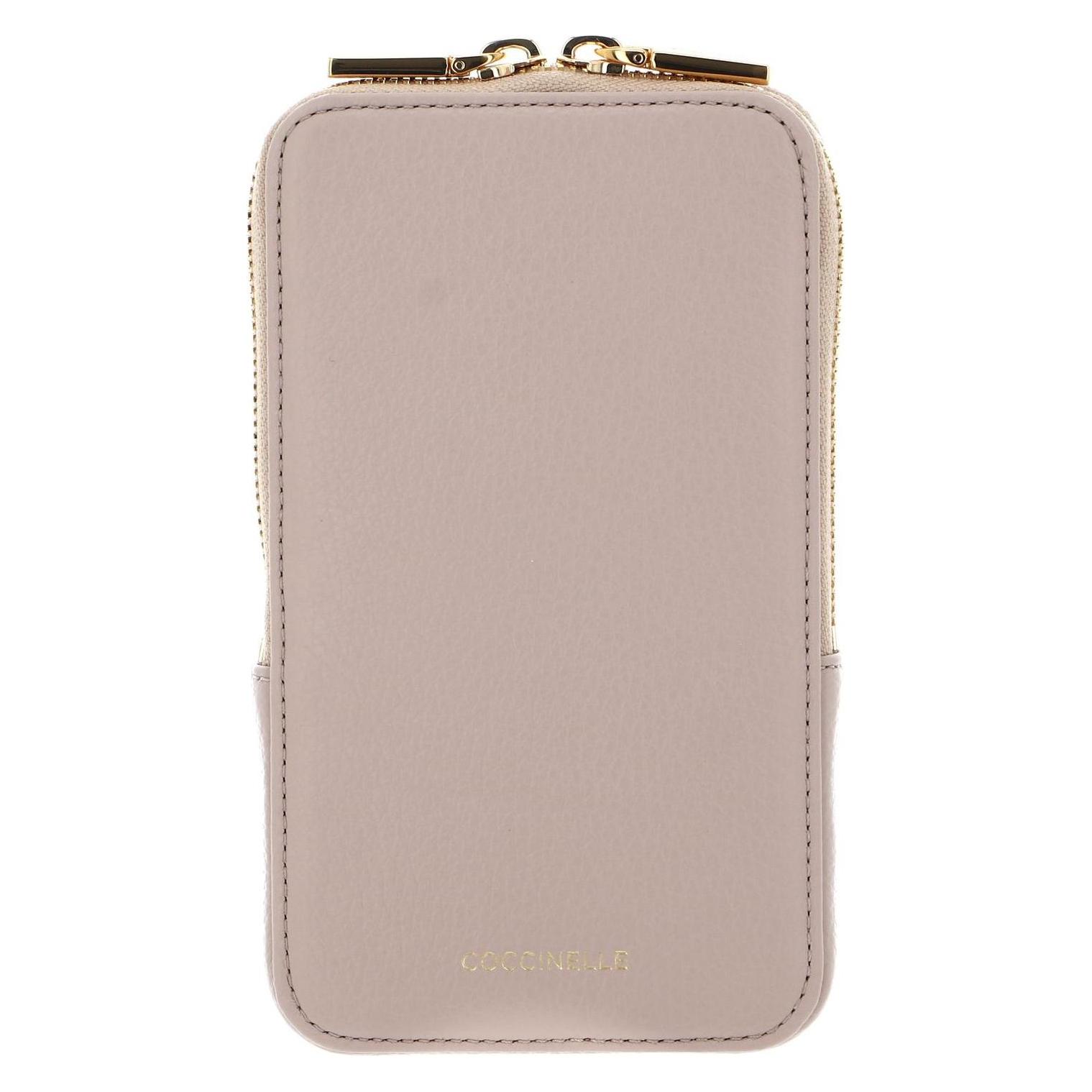 Coccinelle, Damen, Handtasche, Flor Hi-Tech Phone Bag, Beige