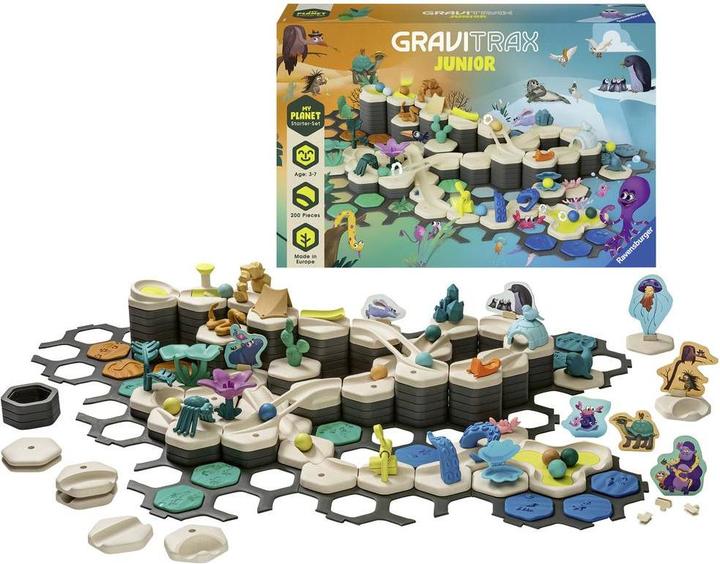 Actual product image Ravensburger GraviTrax Junior Starter Set XXL Planet
