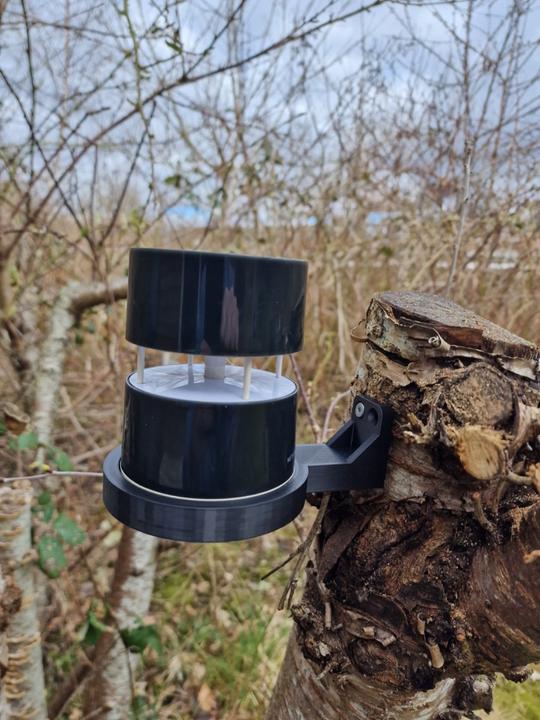 Actual product image Light Solutions Wall mount for Netatmo Rain Gauge