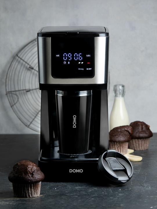Immagine prodotto Domo CAFFETTIERA DO733K 1,25L 10 TAZZE TAZZA 400ML COMMANDES TACTILES/ÉCRAN LED FILTRE PERMANENT (Spina UE)