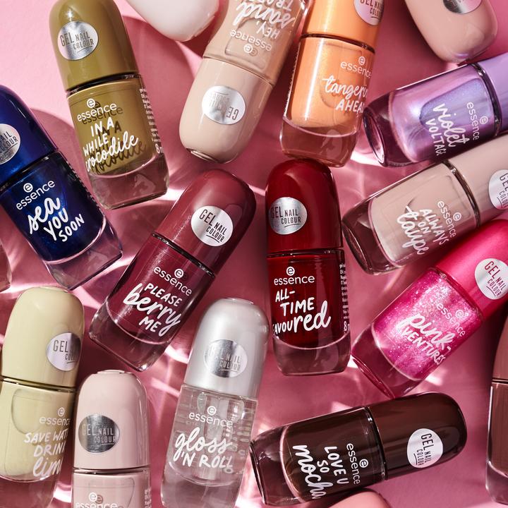 Actual product image essence Nail polish Gel Nail 36 IN A WHILE crocodile (36 IN A WHILE crocodile, Gel-Effect Nail Polish)