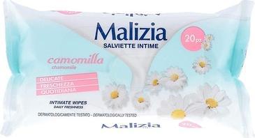 Image du produit Malizia Lingettes intimes 20 pièces (Lotion de toilette intime)
