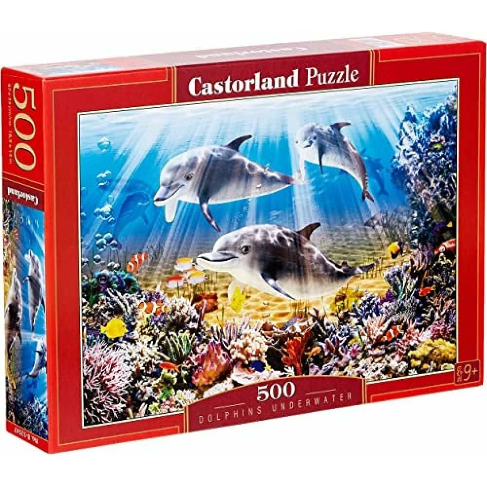 Thumbnail - Castorland Dolphins Underwater,Puzzle 500 Teile (500 Teile)
