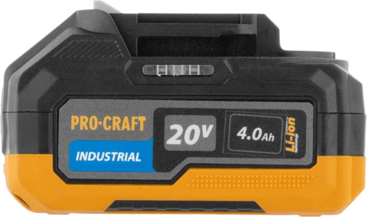 Productafbeelding Procraft 20/4 Industrial Akku 20 V 4,0 Ah / 4000 mAh Li-ion mit Ladestandsanzeige (20 V)