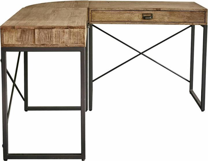 Image du produit Loberon Bureau Lemuel marron antique/noir (B, H)