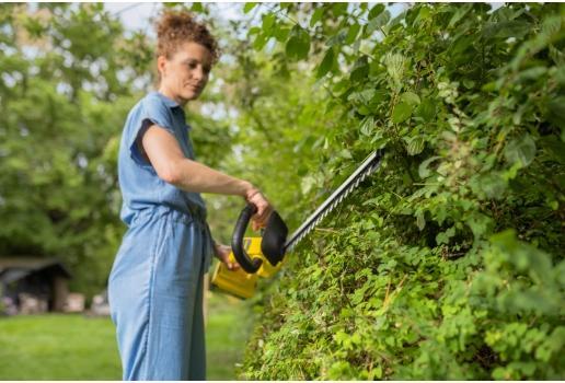 Actual product image Kärcher HGE 3-18 cordless hedge trimmer (Rechargeable battery operated)