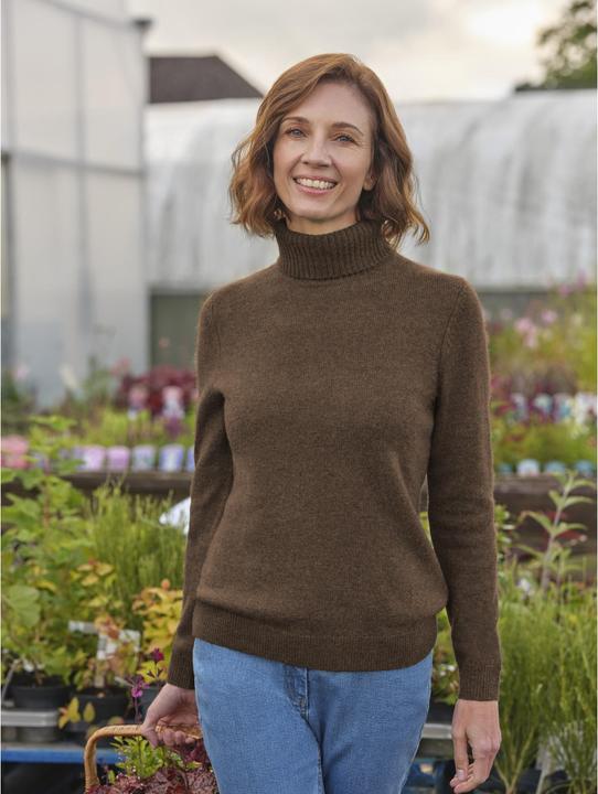 Produktbild Woolovers Lambswool Polo Neck Pullover (XL)