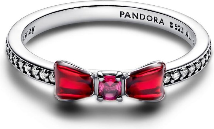 Actual product image Pandora Disney Princess Snow White Bow Ring (54, 925 Silver)
