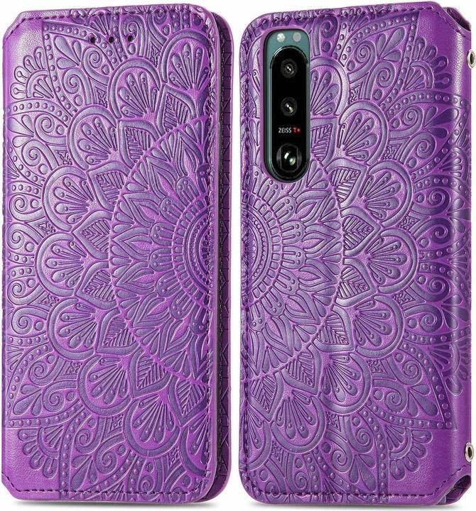 Produktbild König Design Hülle Handy Schutz für Sony Xperia 5 III Case Flip Cover Tasche Etuis Bumper (Sony Xperia 5 III)