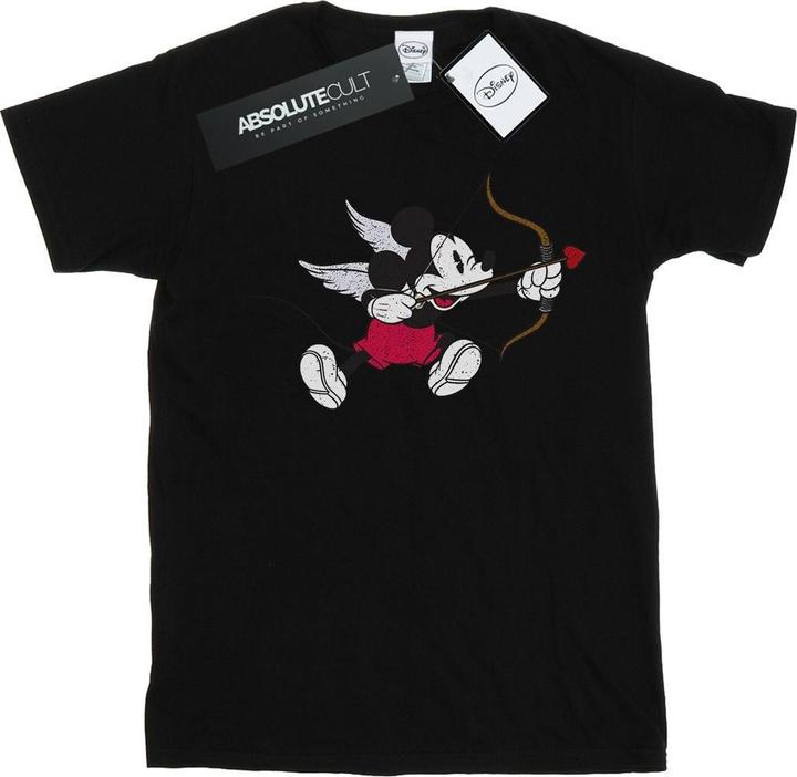 Actual product image Disney Mens Mickey Mouse Love Cherub T-Shirt (XL)