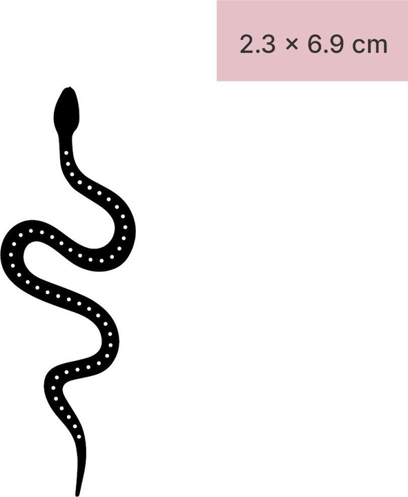 Immagine prodotto minink Tatuaggio temporaneo - serpente con puntini