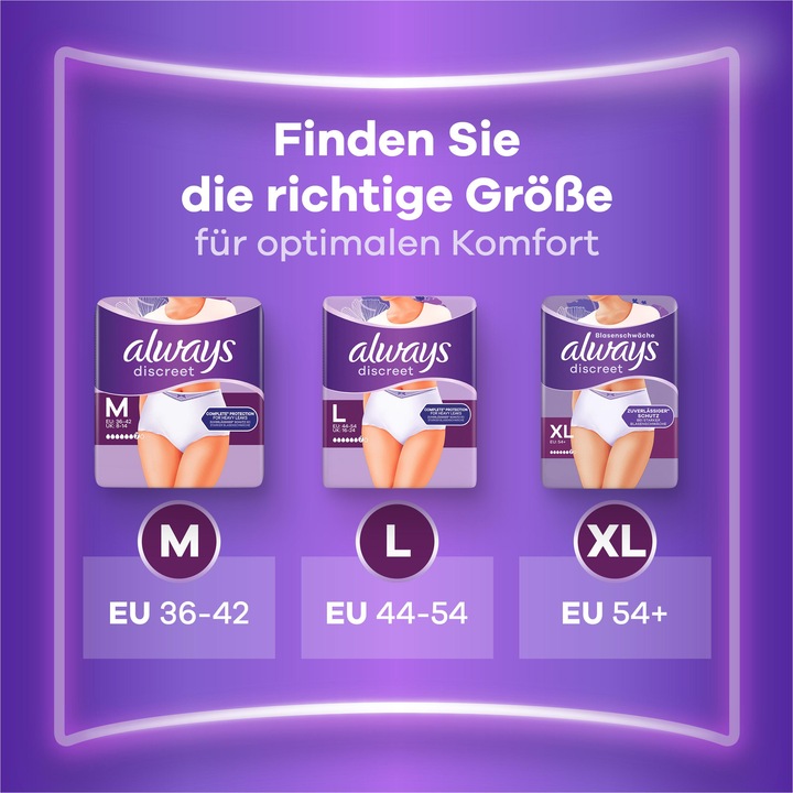 Actual product image Always Discreet (32 x, Large)