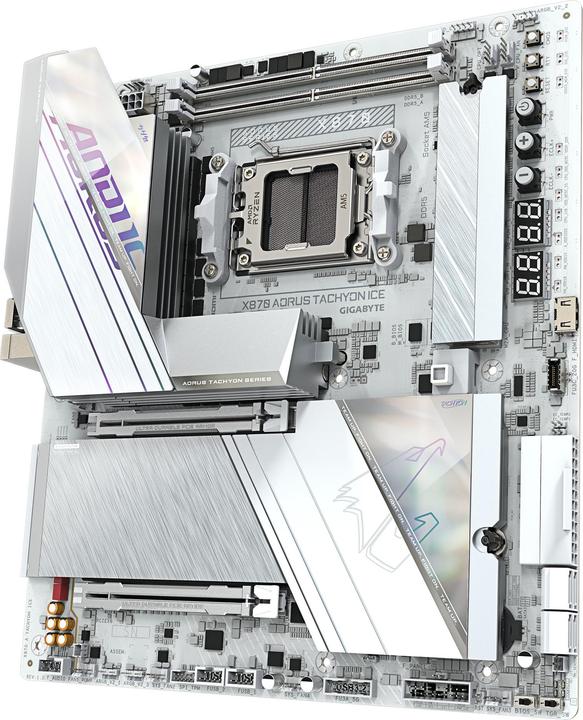 Productafbeelding Gigabyte X870 A TACHYON ICE AM5 ATX MB (AM5, AMD X870, E-ATX)