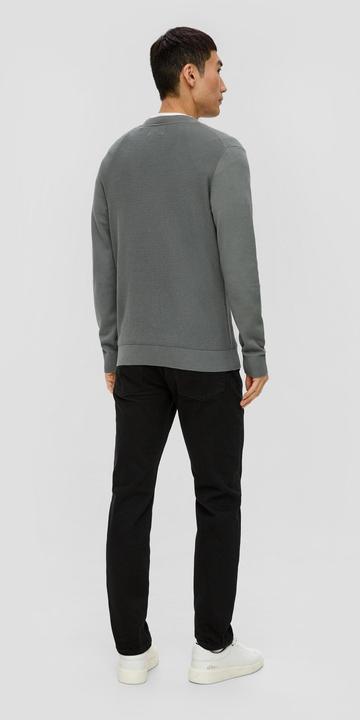 Image du produit s.Oliver Strickpullover mit Waffelpiqué-Muster (XXL)