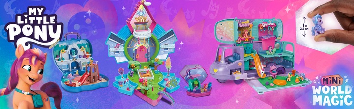 Immagine prodotto My Little Pony Mini World Magic Mare Stream, Set di gioco per camper