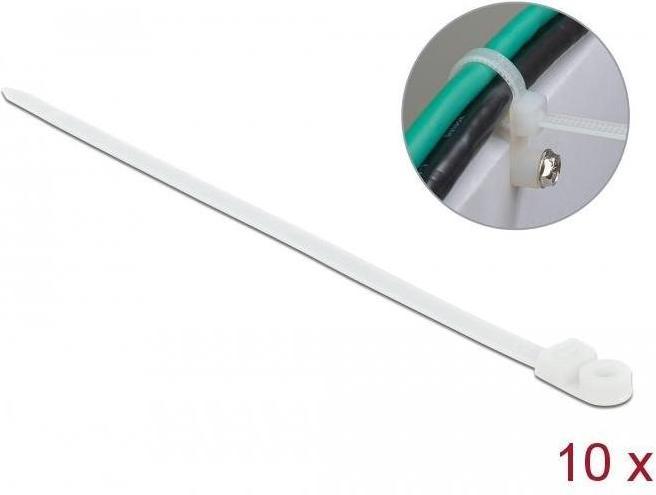 Actual product image Delock Cable Tie with Fastening Eyelet (400 mm, 10 pcs.)