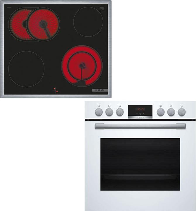 Bosch Hausgeräte HEA513BW3 & NKN645GA2E Herdset 230V