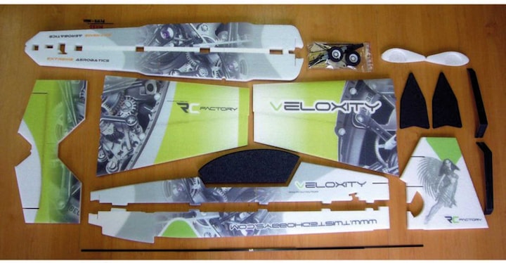 Actual product image RC Factory veloxity green / 1070 mm (Aerobatics)